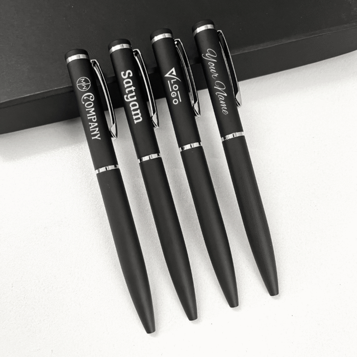Matte Black Pen | Customised Pen for Corporate Gifting | Engrave Name / Logo