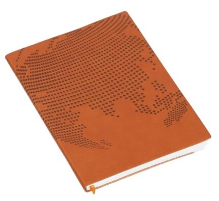 Globe Notebook Brown